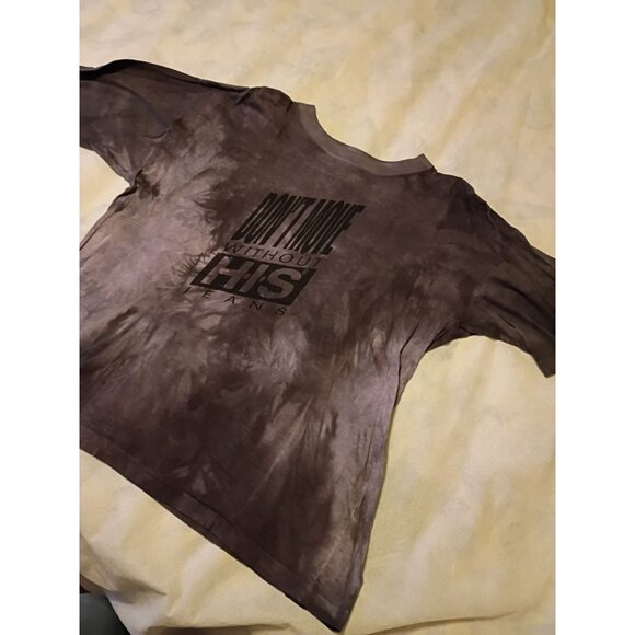 Vintage HIS Jeans Tie-Dye T-Shirt Single Stitch Don't Move Without H.I.S. - Picture 2 of 11
